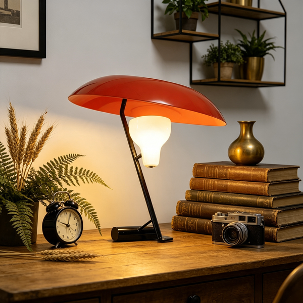 Orange Donut Table Lamp