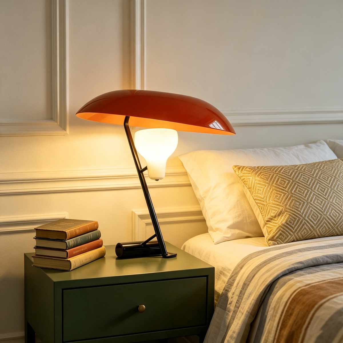 Orange Donut Table Lamp
