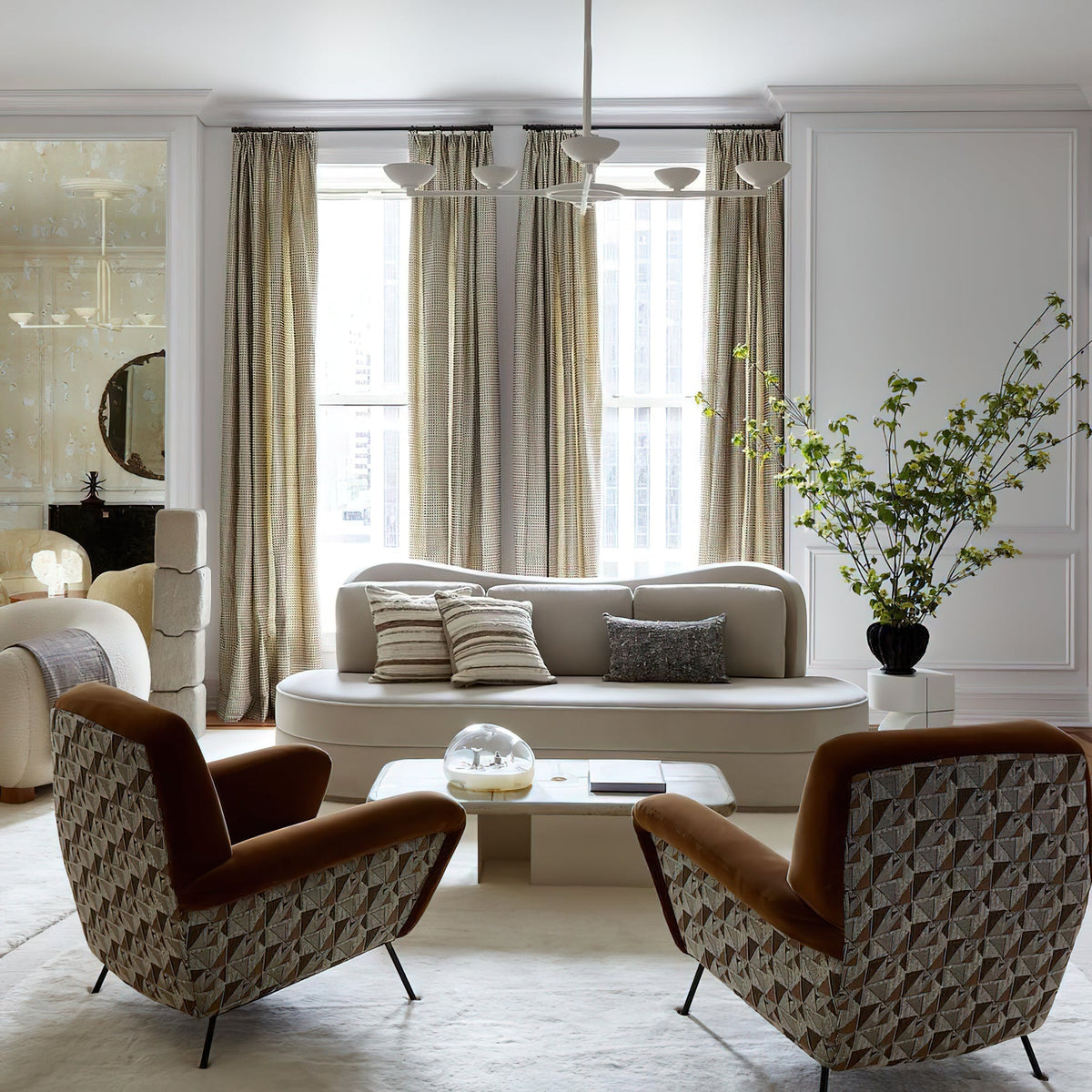 Orion Nordic Art Plaster Chandelier