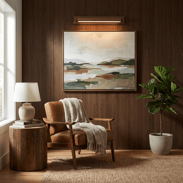 Orlena Vintage Brass Gallery Wall Light