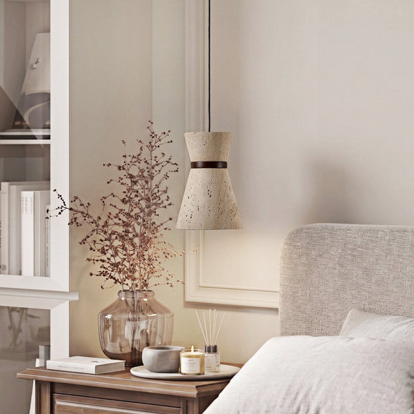 Orvella Travertine Pendant Light