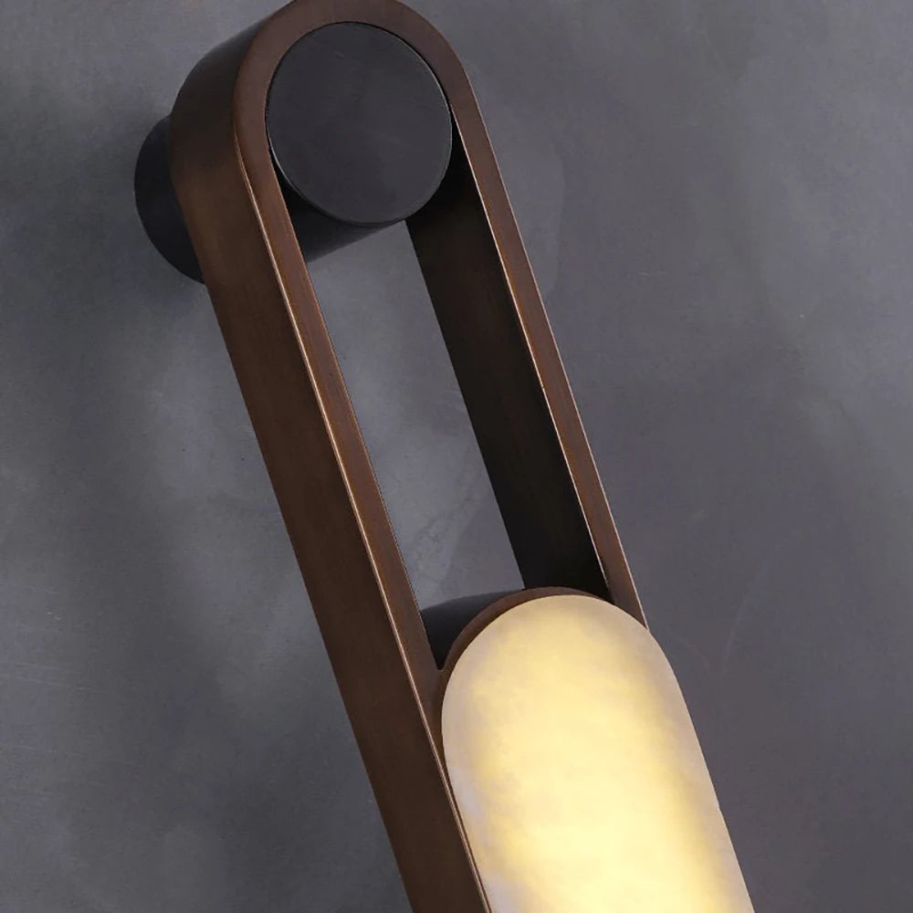 Virex Layered Alabaster Wall Light