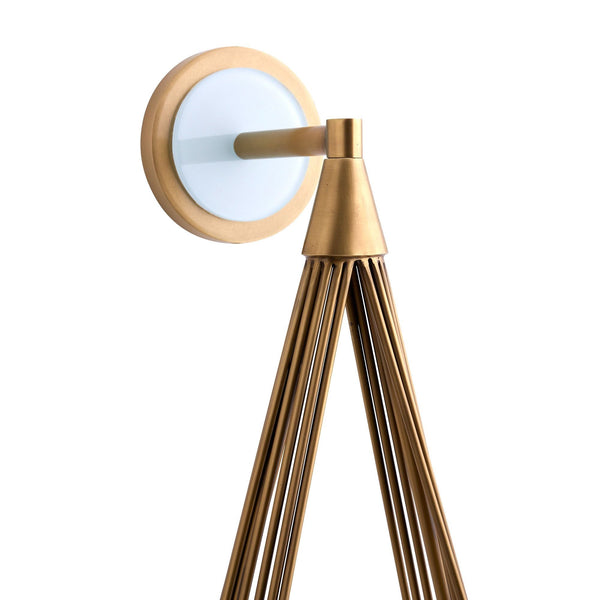 Zemirir Brass Glass Wall Lamp