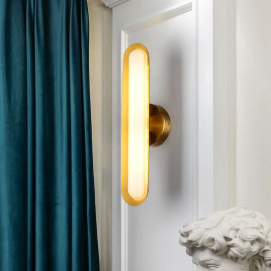 Oval Modern Metal Wall Light