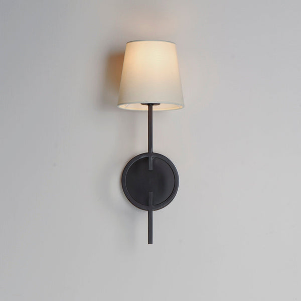 Evtalila Elegance Vintage Black Fabric Wall Lamp