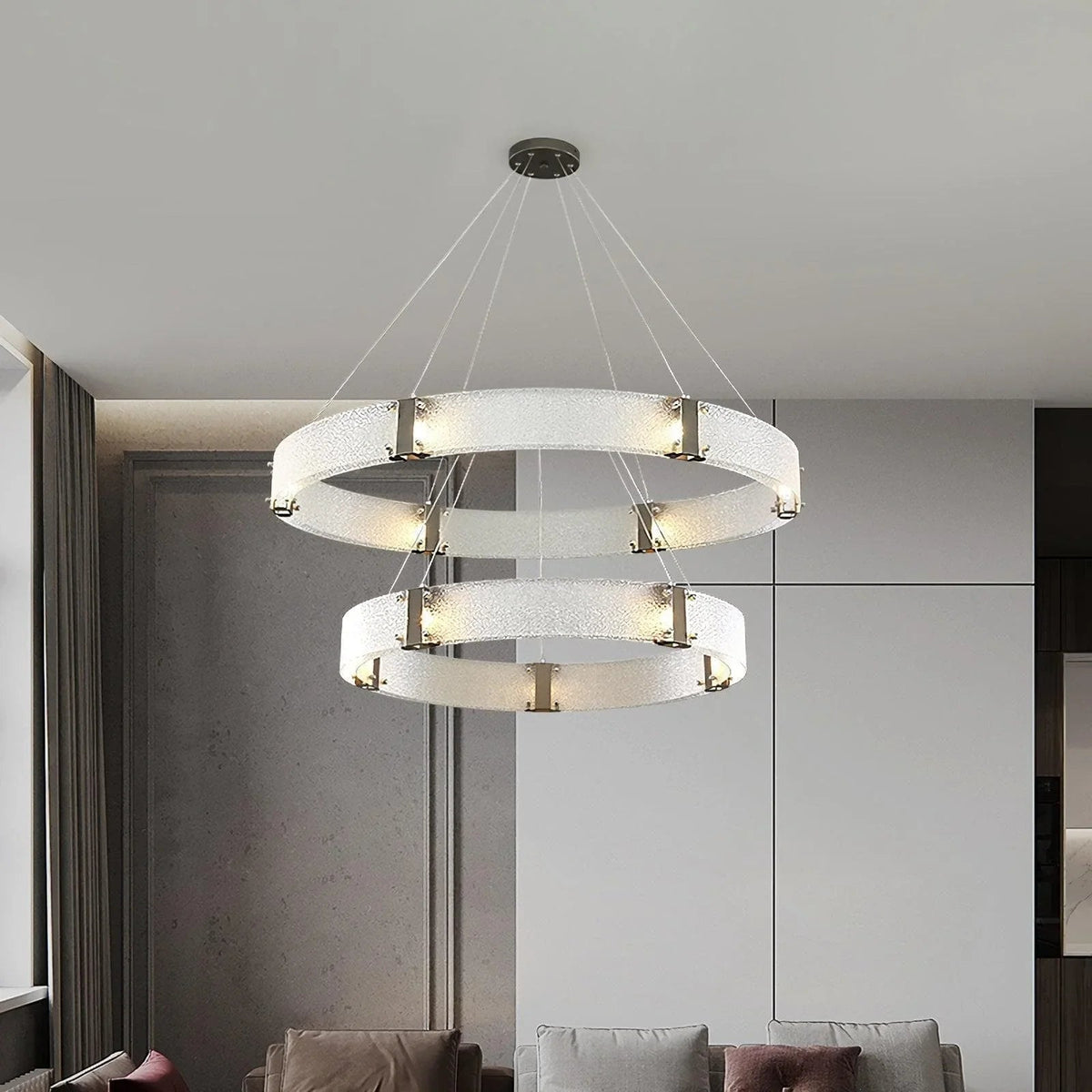 Parallel Ring Chandelier