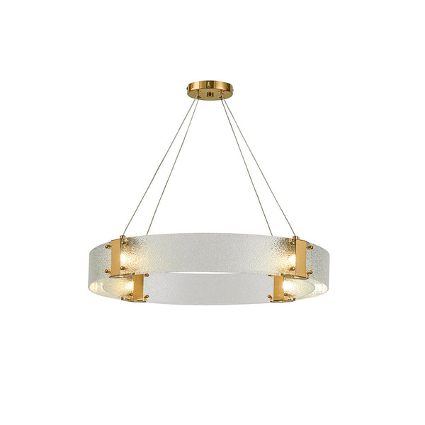 Parallel Ring Glass Chandelier
