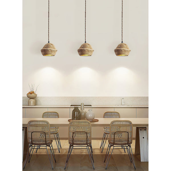 Evshaora Monkey Bowl Tree Husk Pendant Lamp
