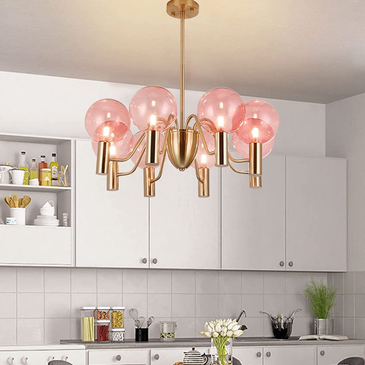 Evmarara Postmodern Luxury Glass Chandelier