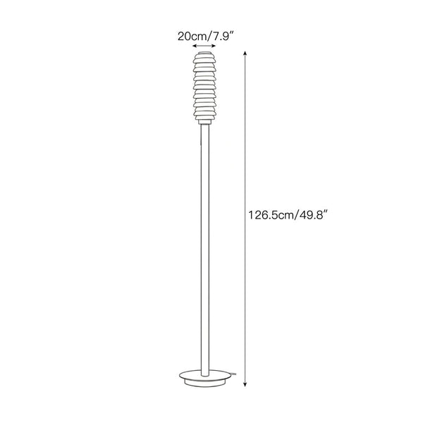 Eiroiella Alabaster Floor Lamp