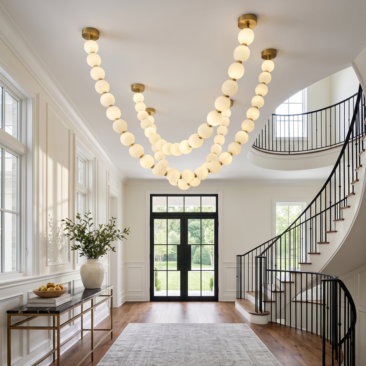 Pearl Necklace Chandelier