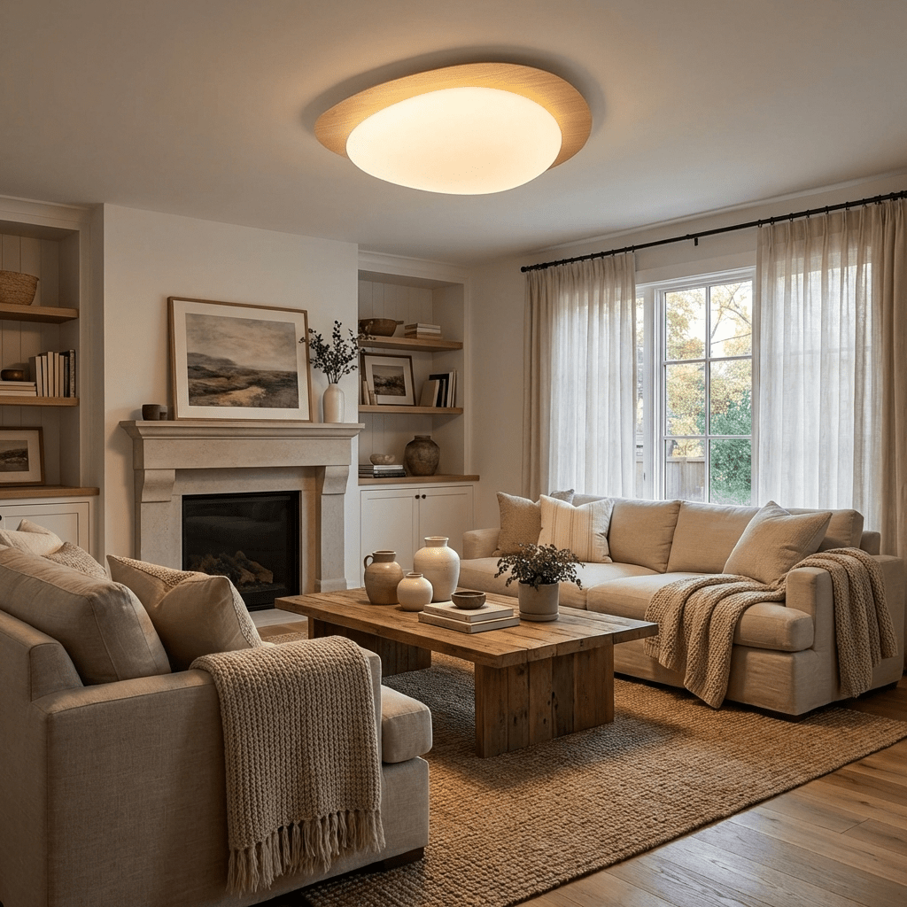 Pebble Metal Ceiling Light