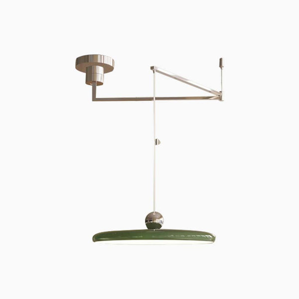 Pendant Light Adjustable Swing Arm UFO Dimmable, 5 Colors