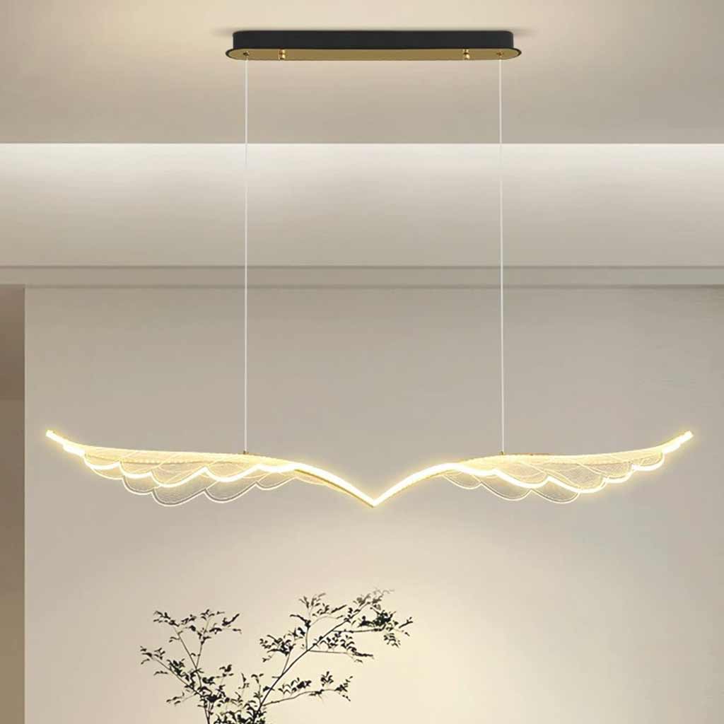 Pendant Light Angel Wings Dimmable LED with Acrylic Shade