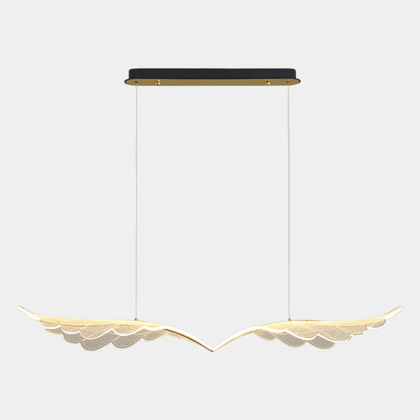 Pendant Light Angel Wings Dimmable LED with Acrylic Shade