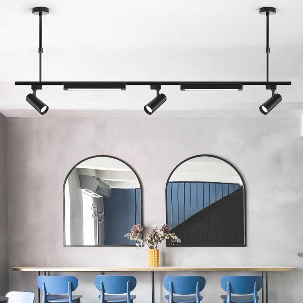 Pendant Light Commercial Track Spotlight Linear LED, Black