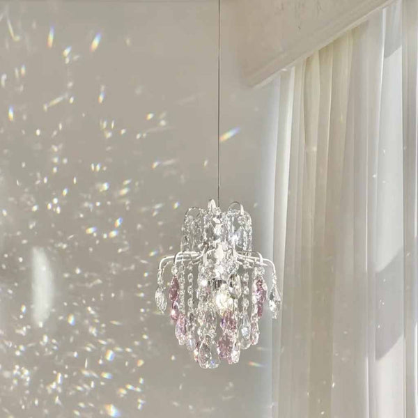 Pendant Light Crystal Waterdrop, Single Light / 3 Lights