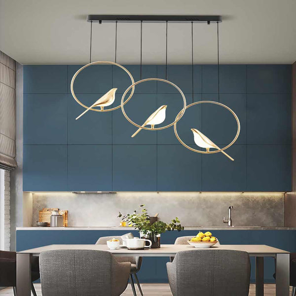 Chandelier Pendant Light Unique Creative Magpie Bird LED