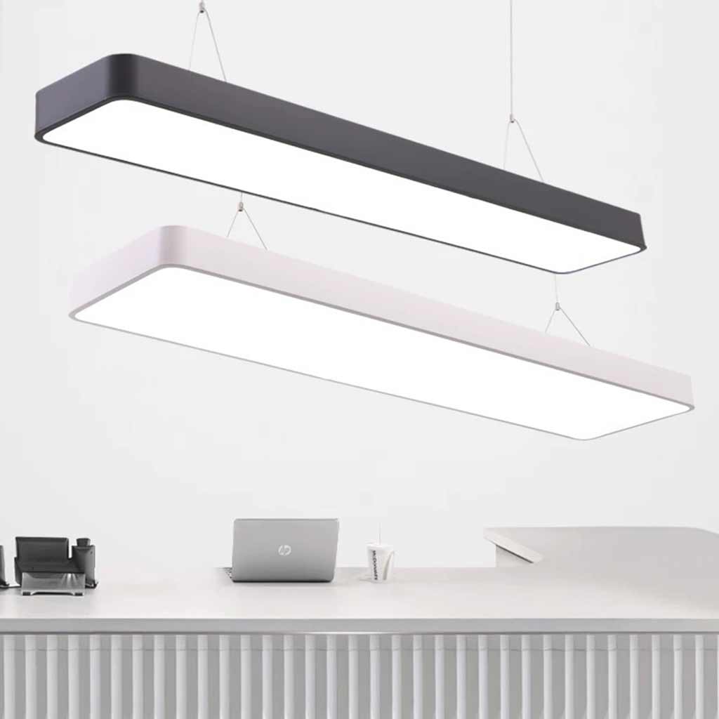 Pendant Light Minimalist Bright Rectangle LED for Office