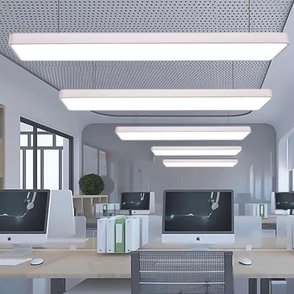 Pendant Light Minimalist Bright Rectangle LED for Office