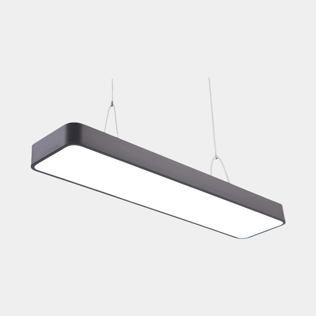 Pendant Light Minimalist Bright Rectangle LED for Office