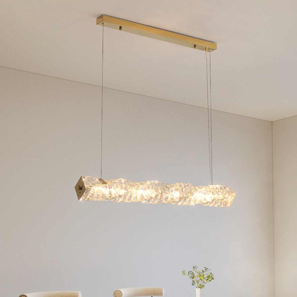 Pendant Light Modern Dining Linear Crystal LED