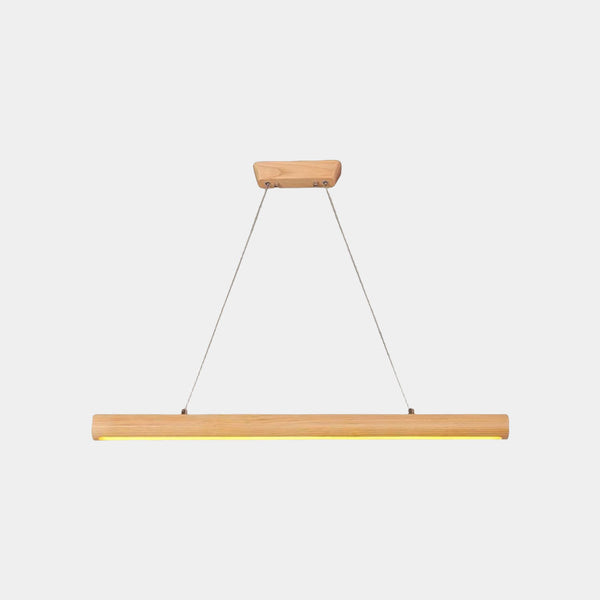 Pendant Light Nordic Linear Solid Wood LED