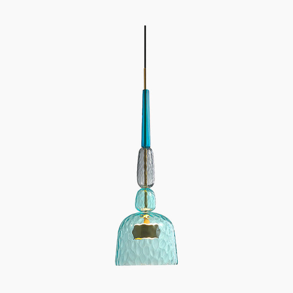 Pendant Light Nordic Colorful Stained Glass Bell