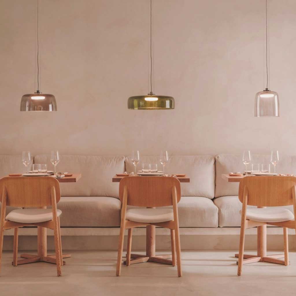 Pendant Light Nordic Tiered Colorful Glass LED