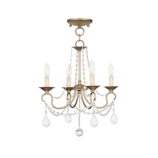 Mysorarae Postmodern Luxury Brass Crystal Chandelier