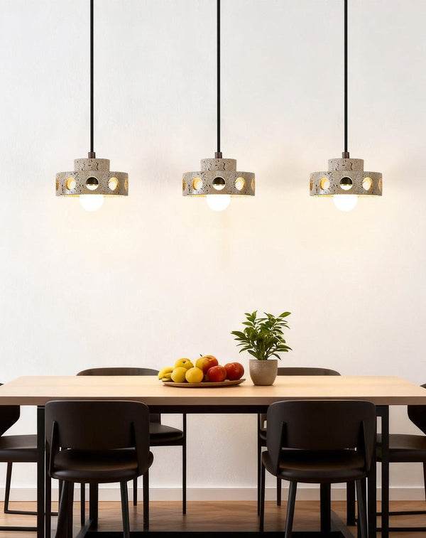 Perfora Travertine Pendant Lamp