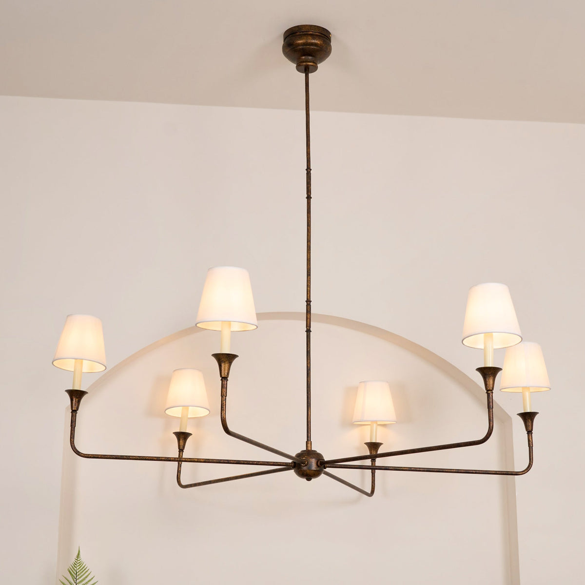 Lioroelia Pendant Lamp Black Candle Tapered