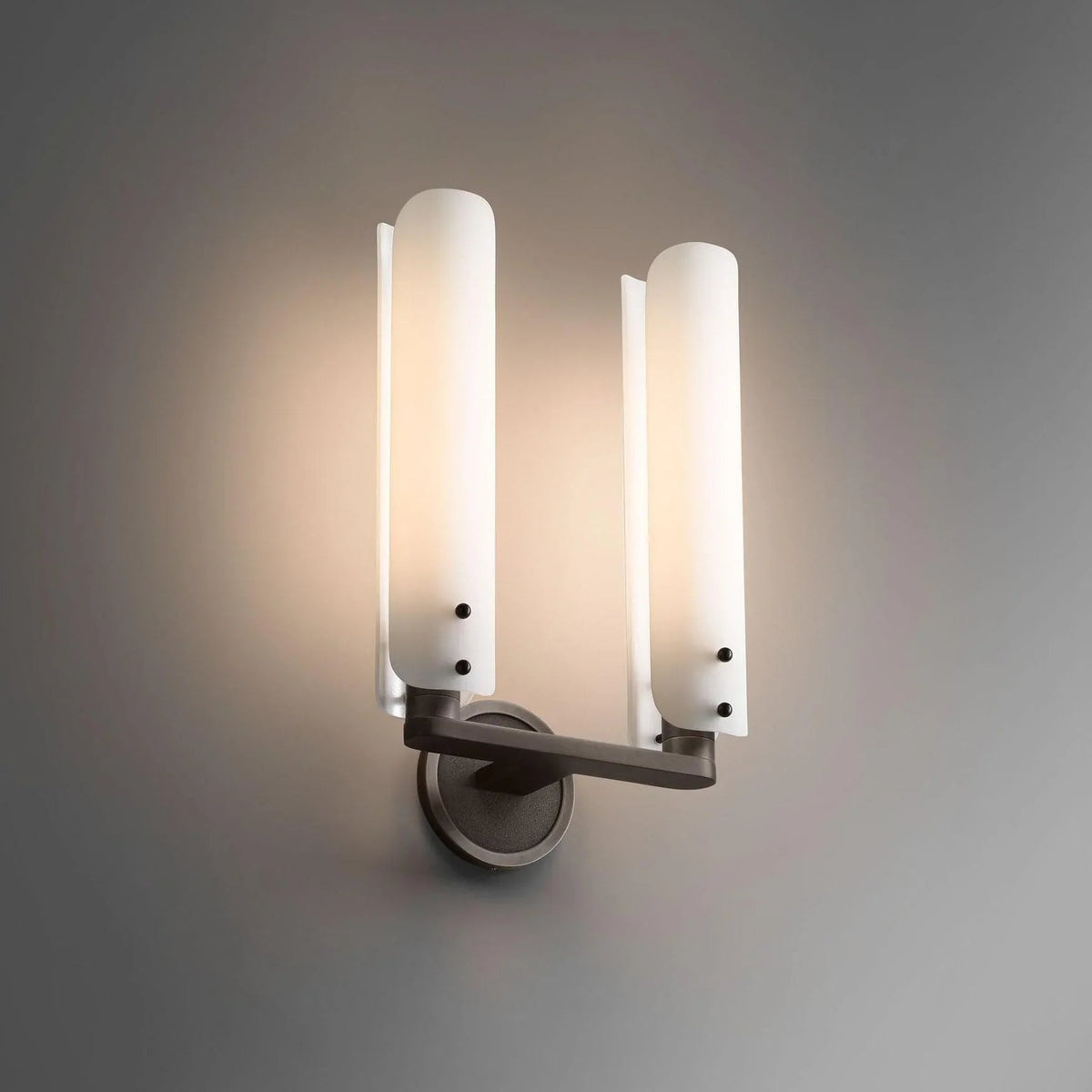 Lron marble wall lamp