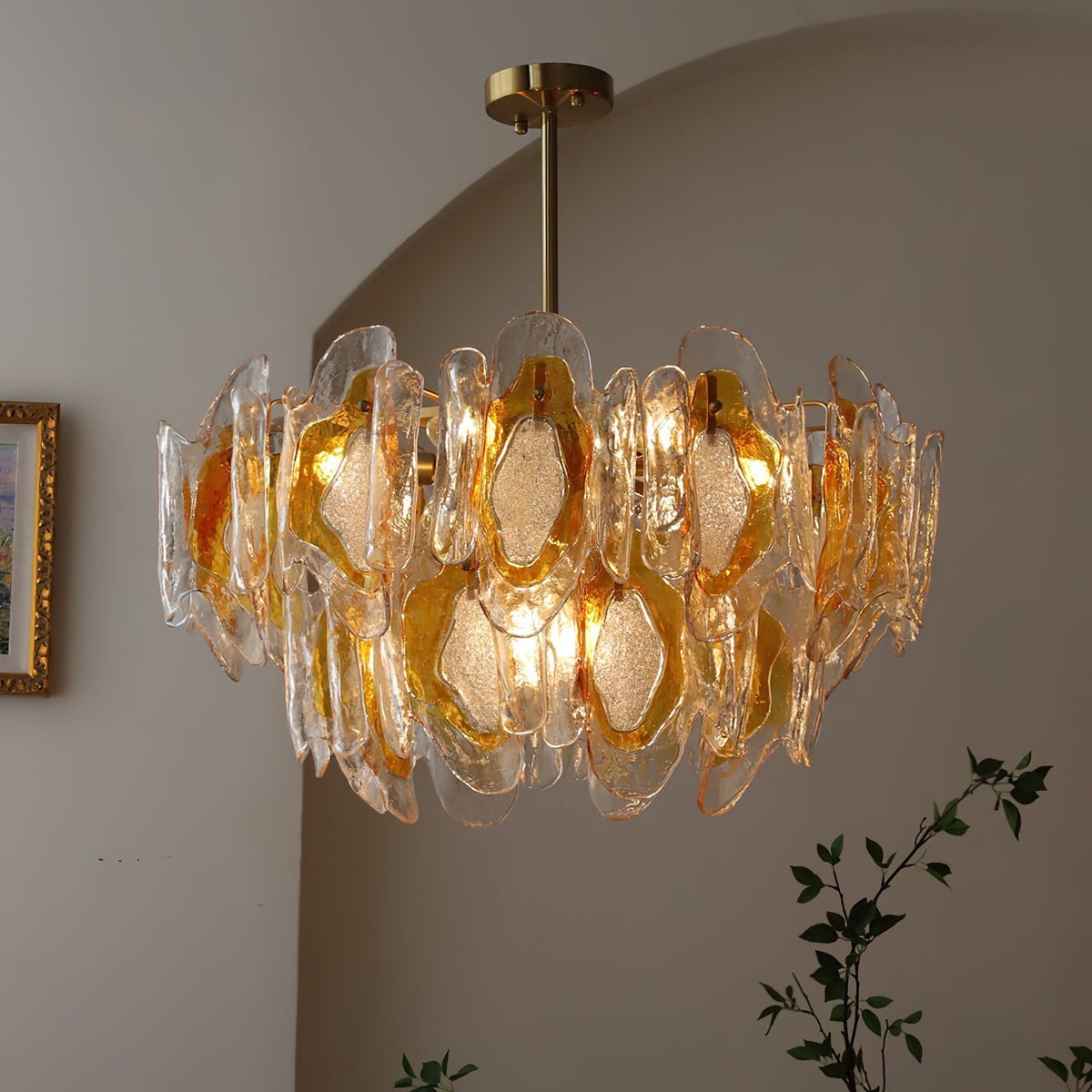 Zecaryra Postmodern Luxury Glass Chandelier