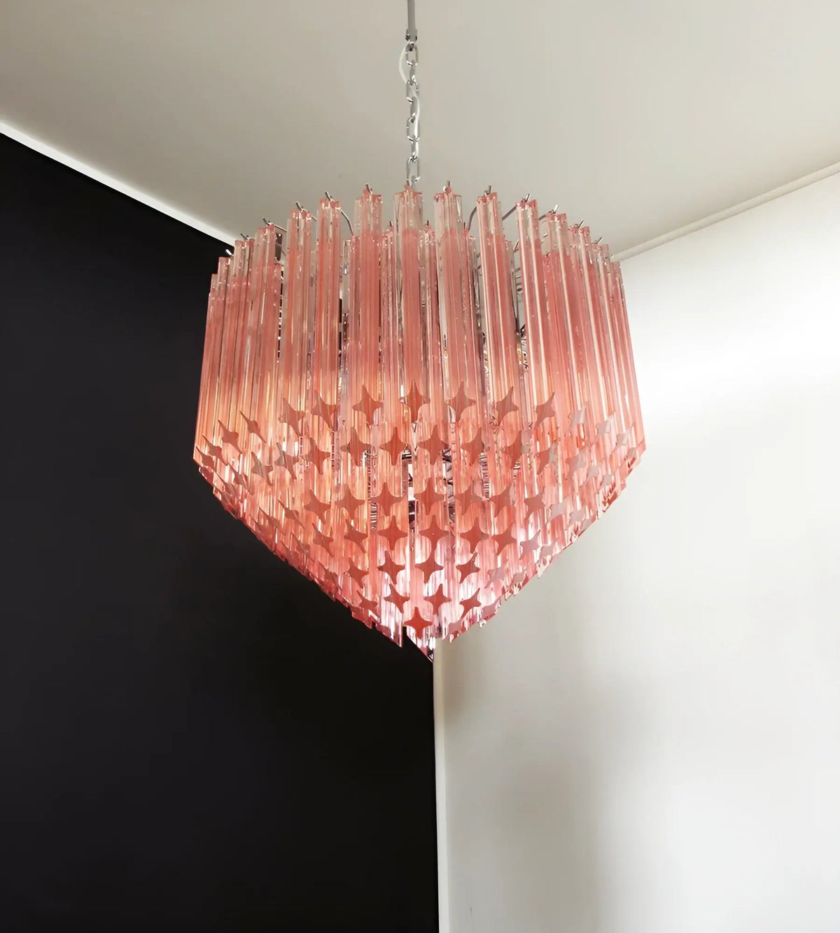 Murano Prisms Multicolored Chandelier