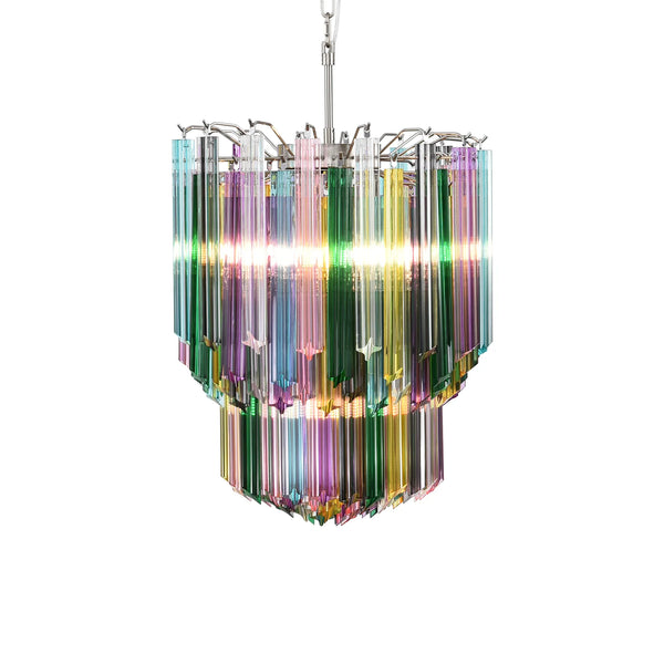 Calliope Multicolour Cut Glass Chandelier