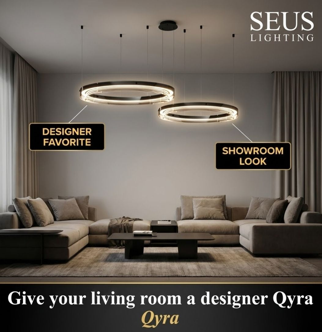 Qyra Contemporary Circular LED Chandelier