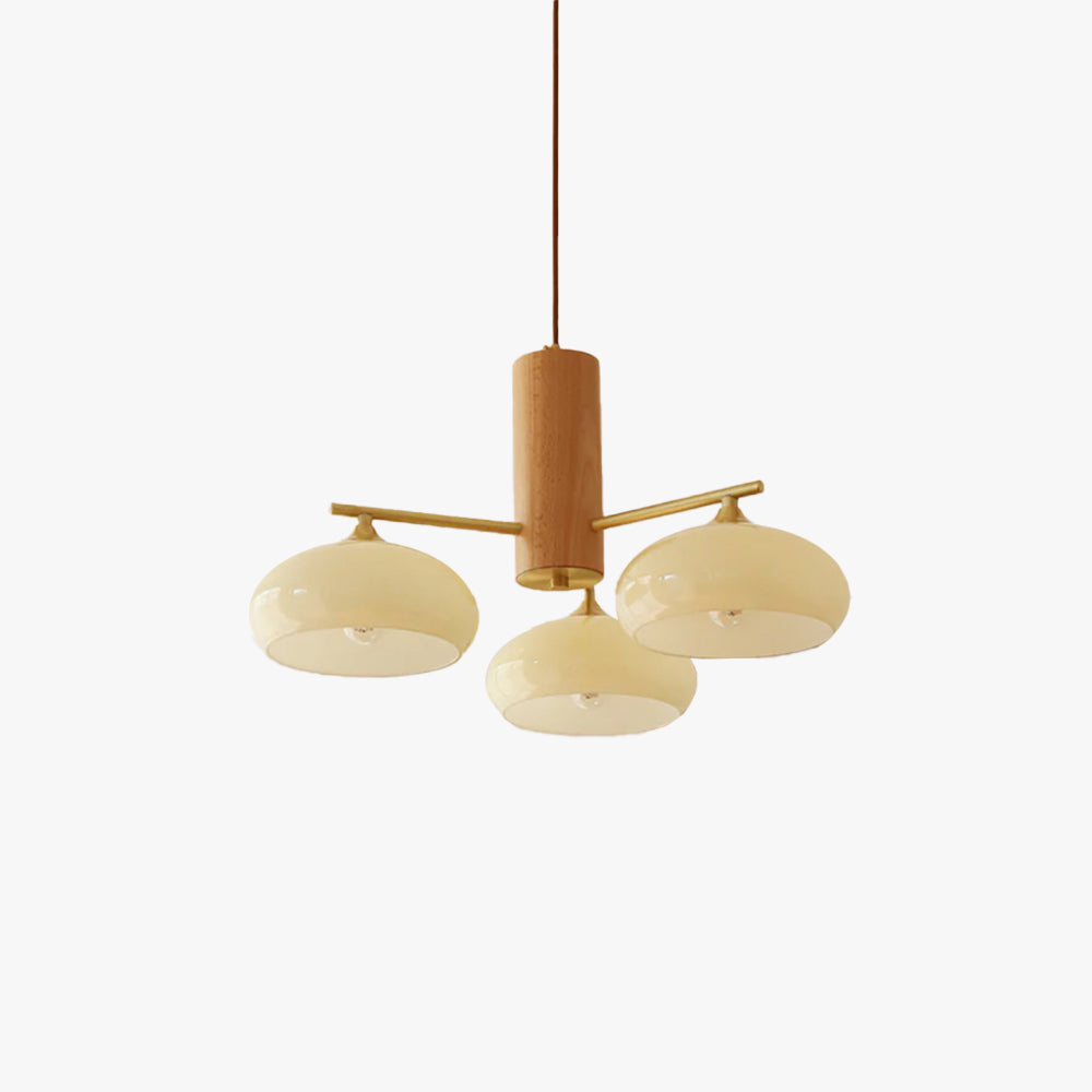 Candy Glass Persimmon Chandeliers