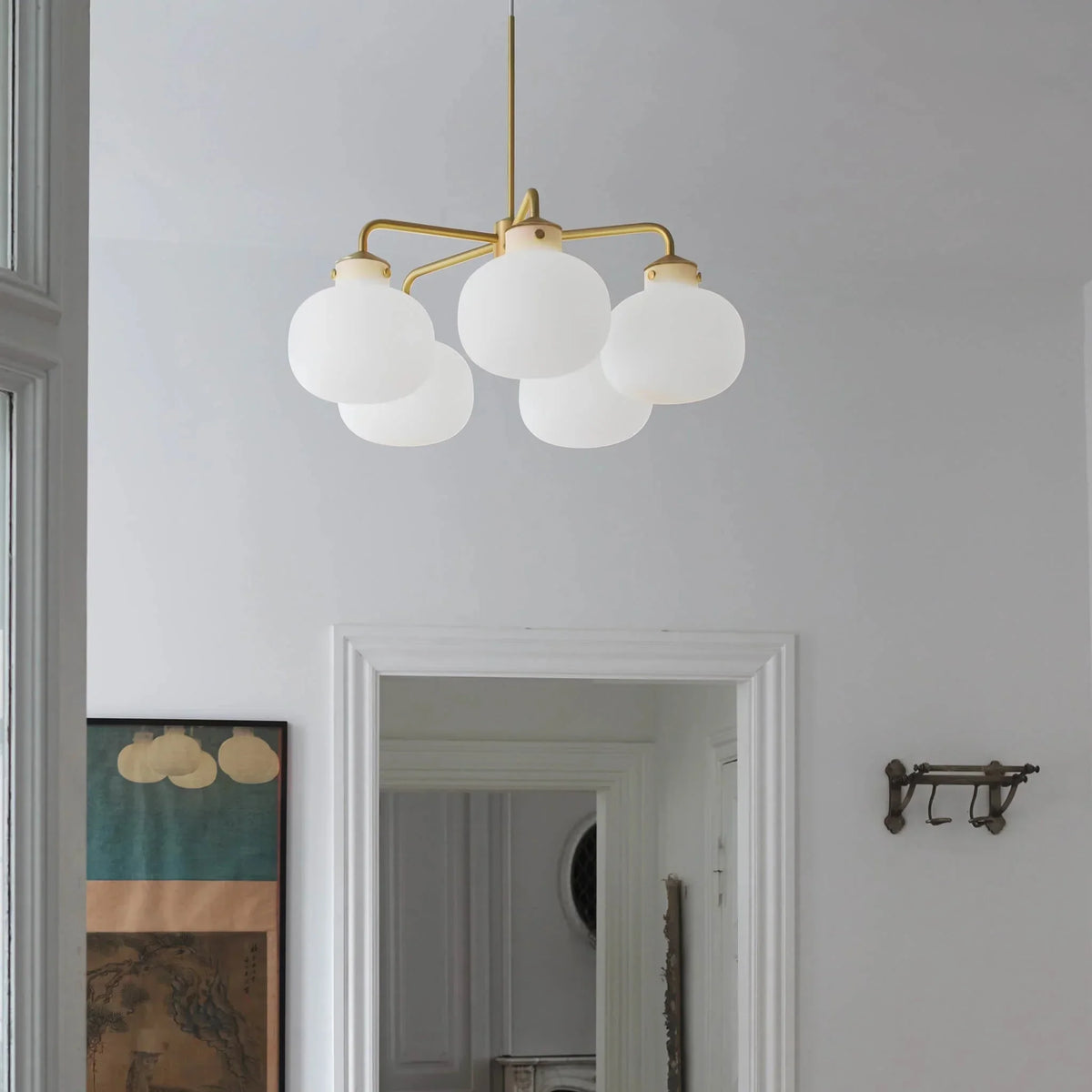 Raito Glass Globe Pendant Chandelier