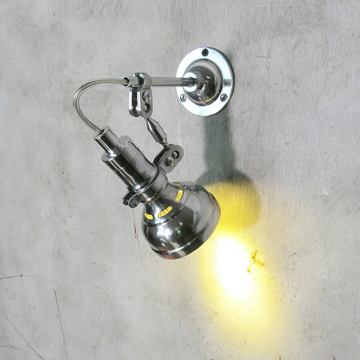 Ivsolara Vintage Rocker Arm Sconce Wall Lamp