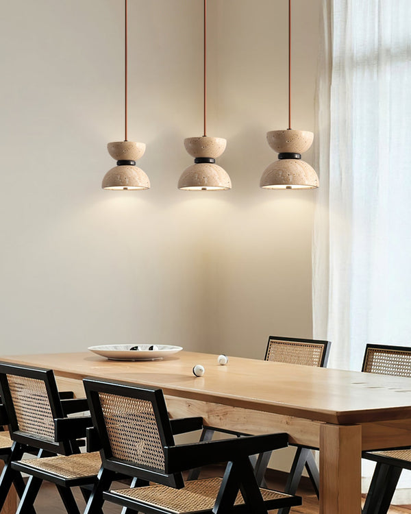 Vireo Travertine Pendant Light