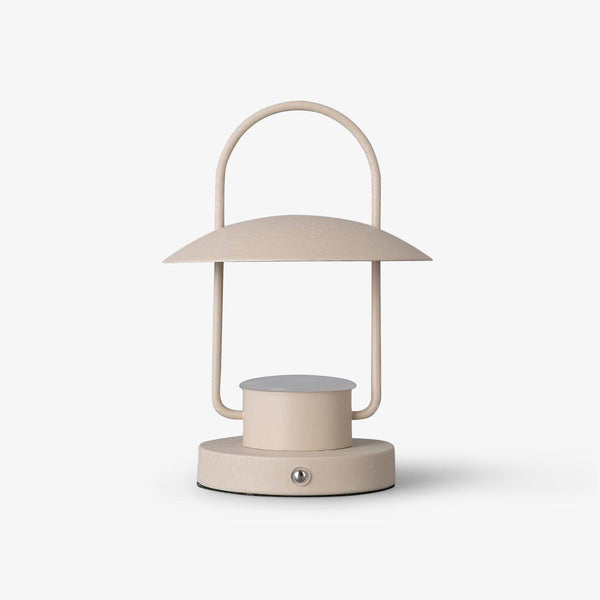 Solaran Gray Contemporary Table Lamp