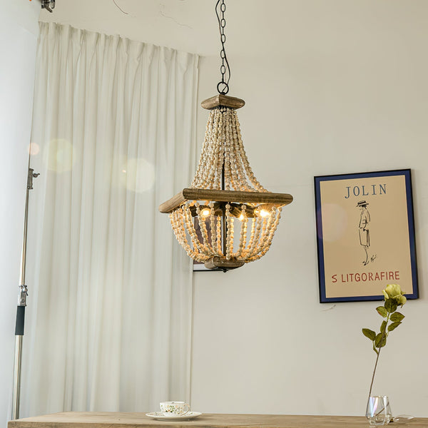 Aursorir Postmodern Luxury Wooden Chandelier