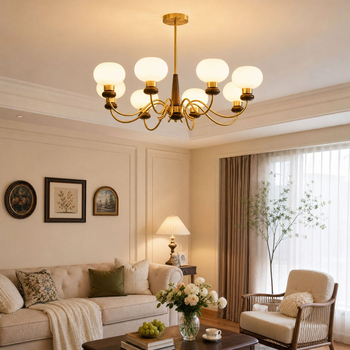 Regency Globe Chandelier