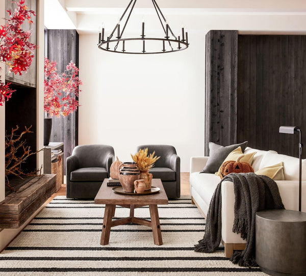 Remington Iron Round Chandelier
