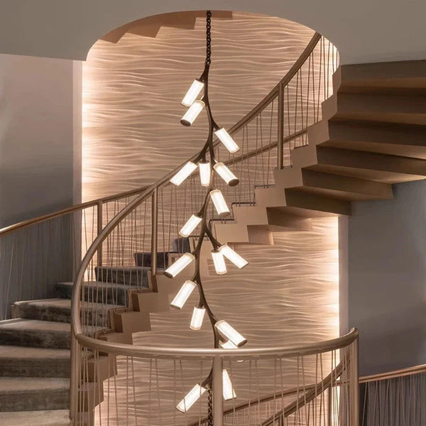 Rhea Modern Simple Staircase Chandelier