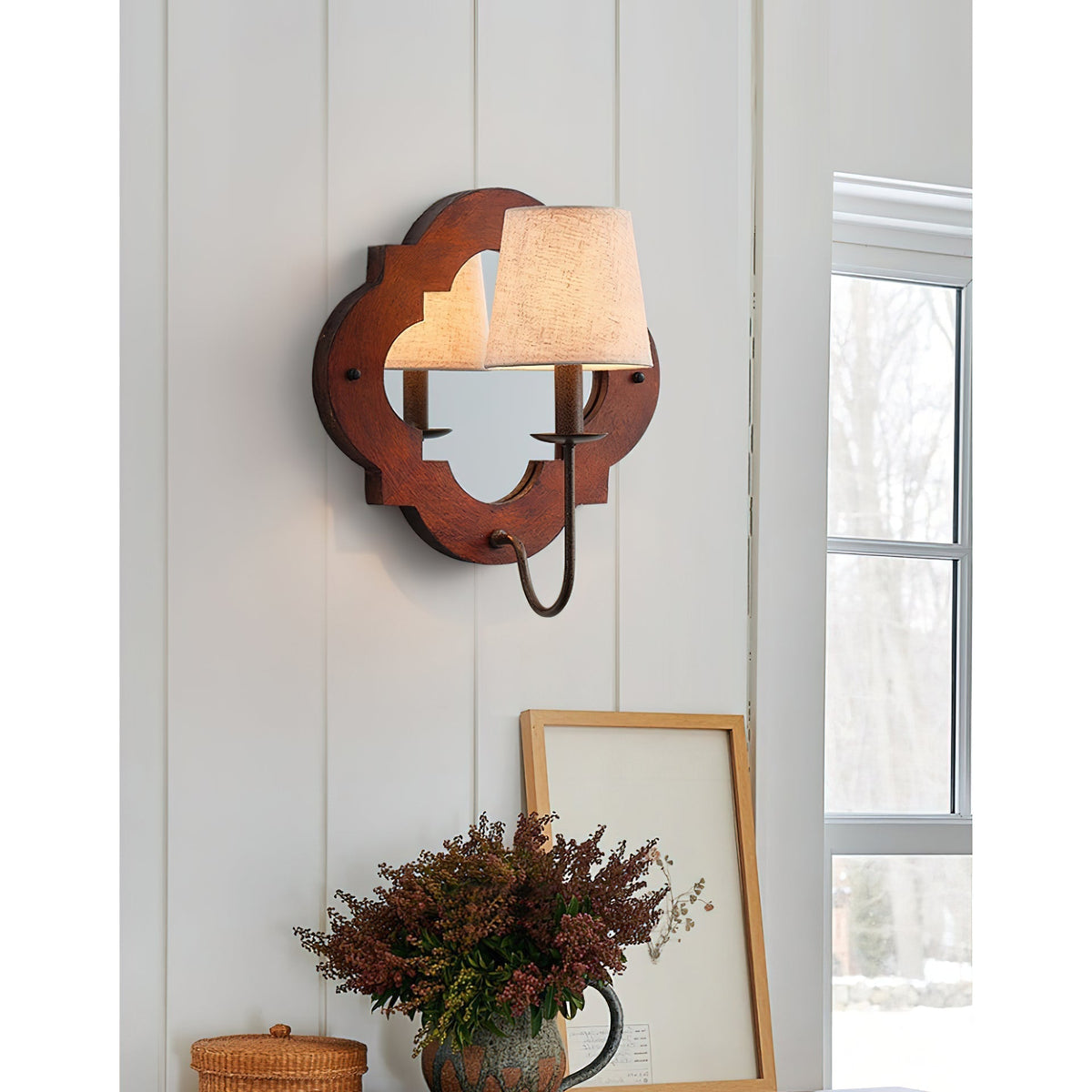Sytheir Elegance Fabric Wall Lamp
