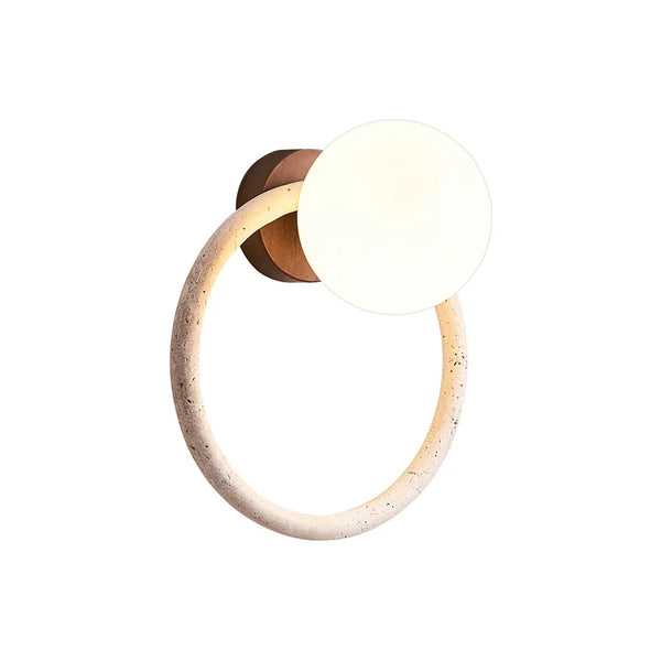 Ring Orria Travertine Wall Light