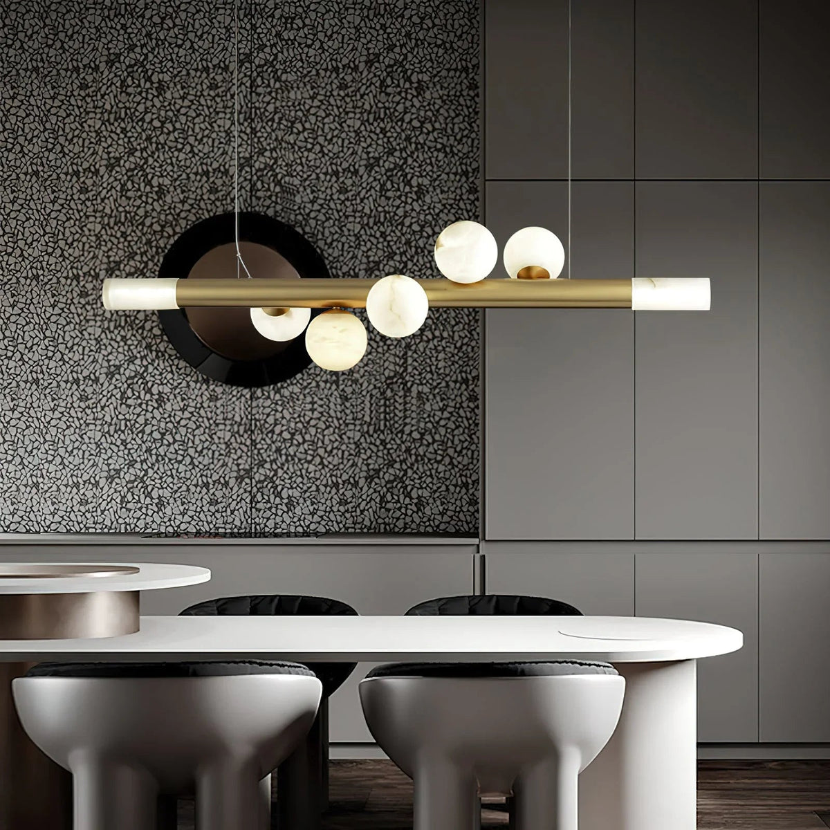 Alabaster RoMi Carrara Pendant Light