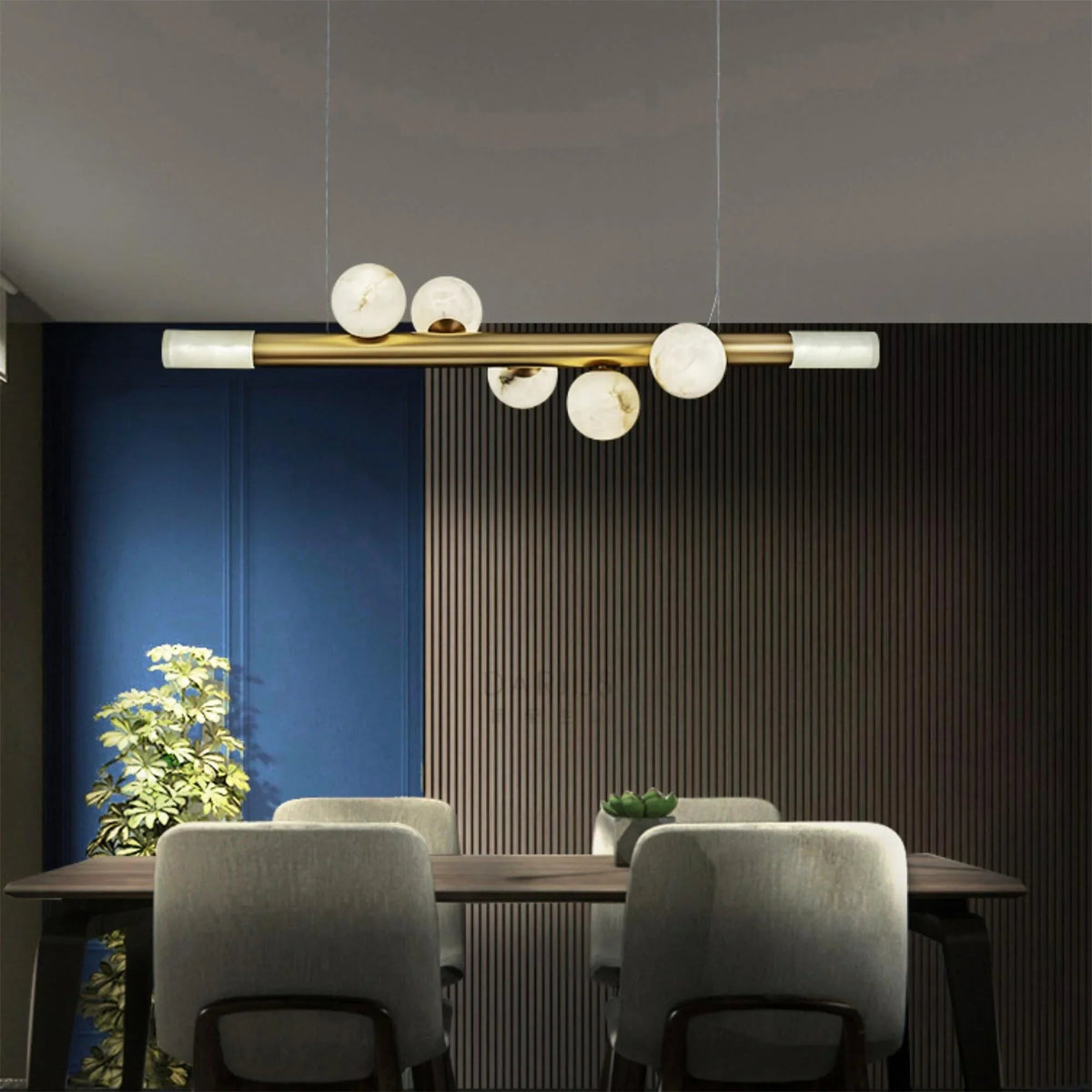 Alabaster RoMi Carrara Pendant Light